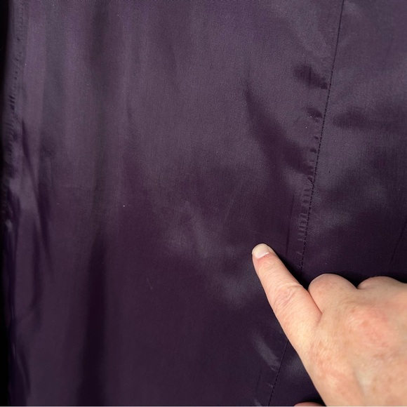 NWT Vintage 90's Shelli Segal Plum Maxi Dress Dress Size 8 Practical Magic Fall - Picture 5 of 13